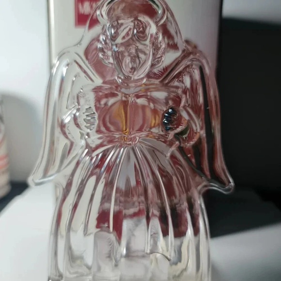 Mikasa Other - Christmas Angel Clear Candleholder Mikasha Holiday Guardian Votive 6.5 In